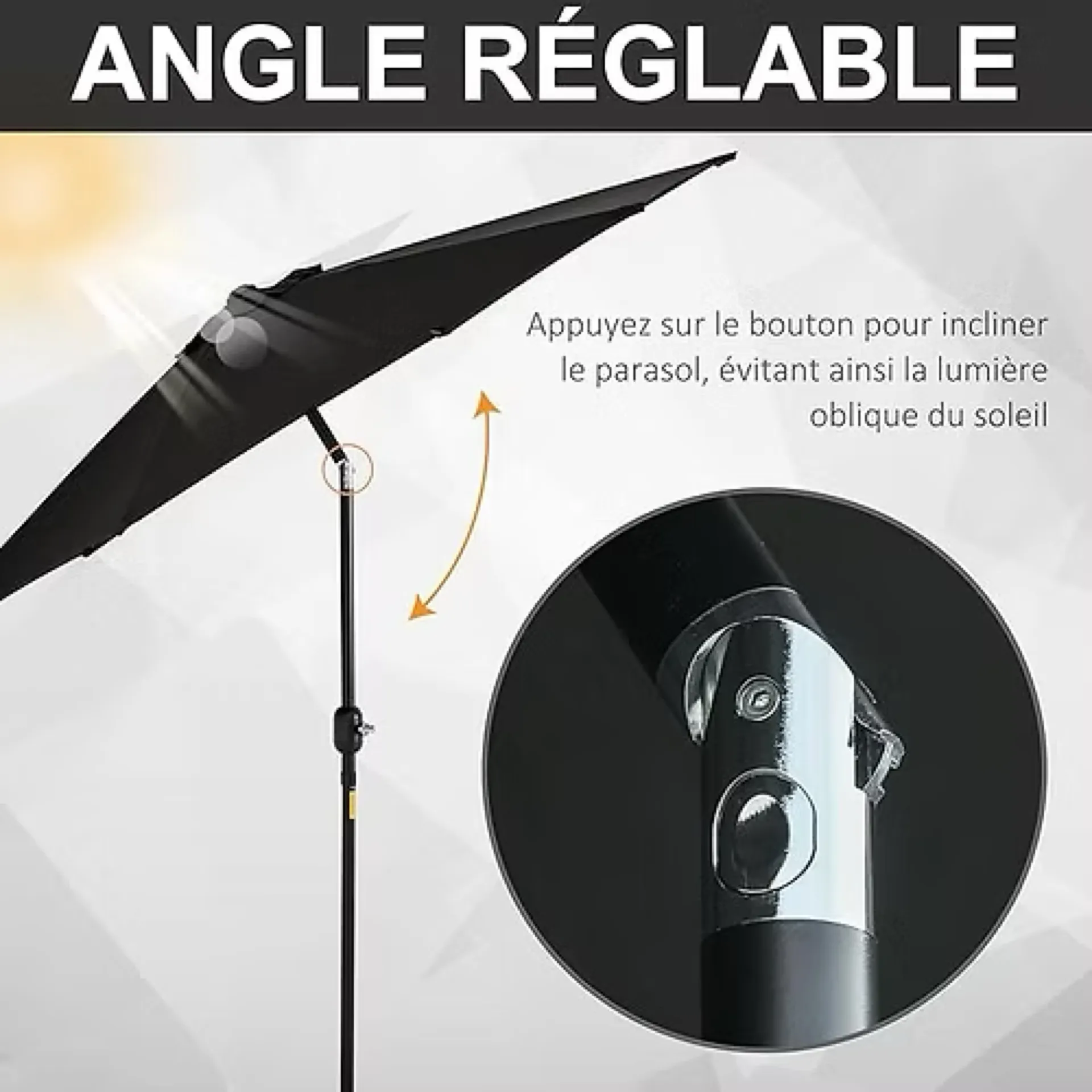 PARASOL PROTECTION MATERIEL DIAM 2.60M
