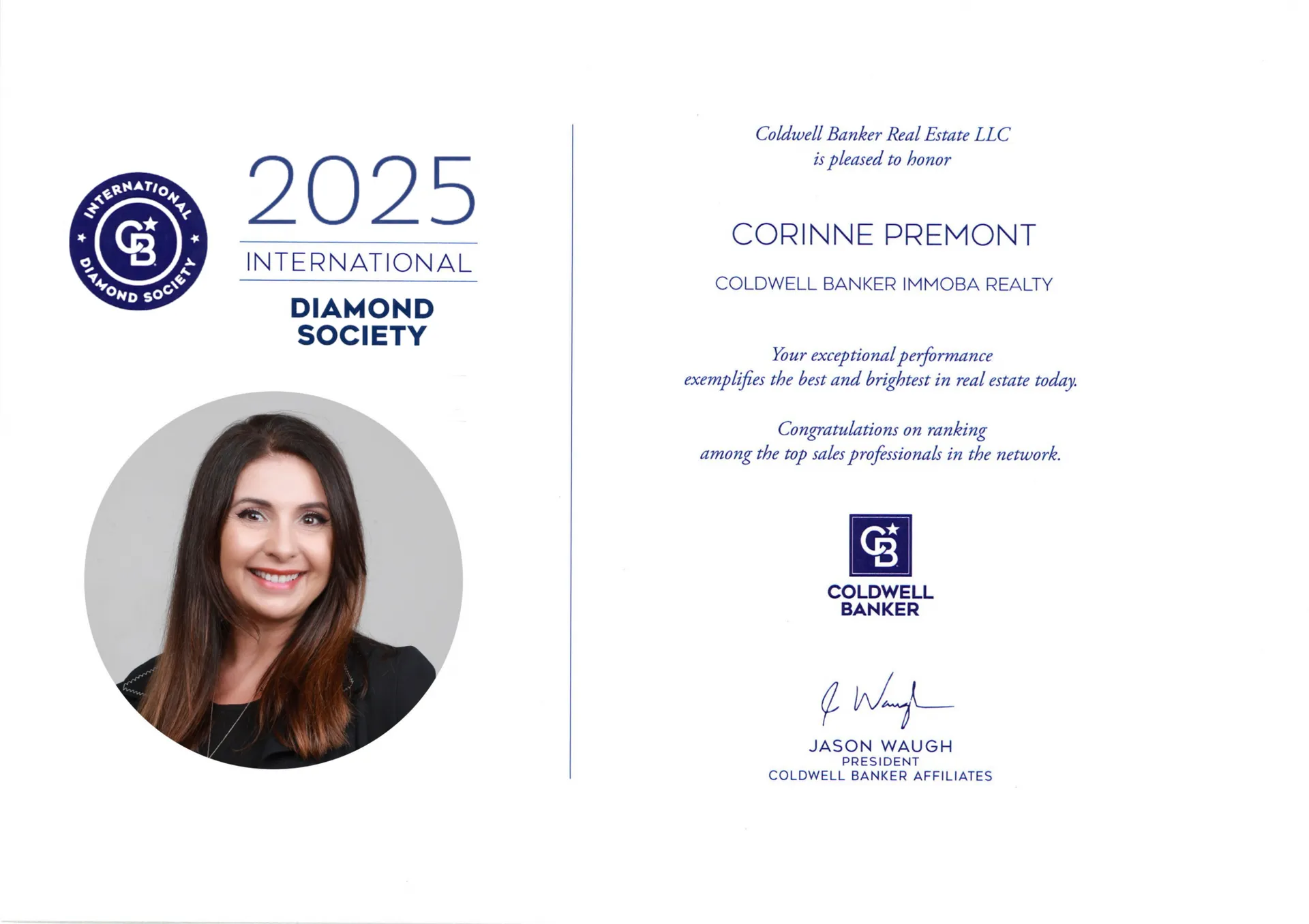 Awards Coldwell Banker 2025