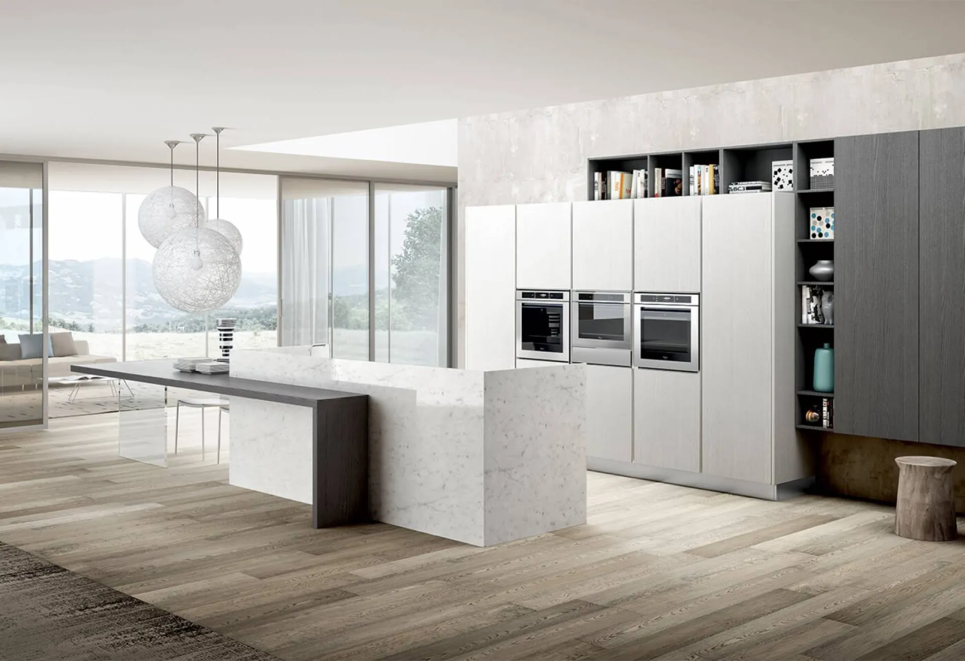 Modèle de cuisine italienne design à Bandol dans le Var