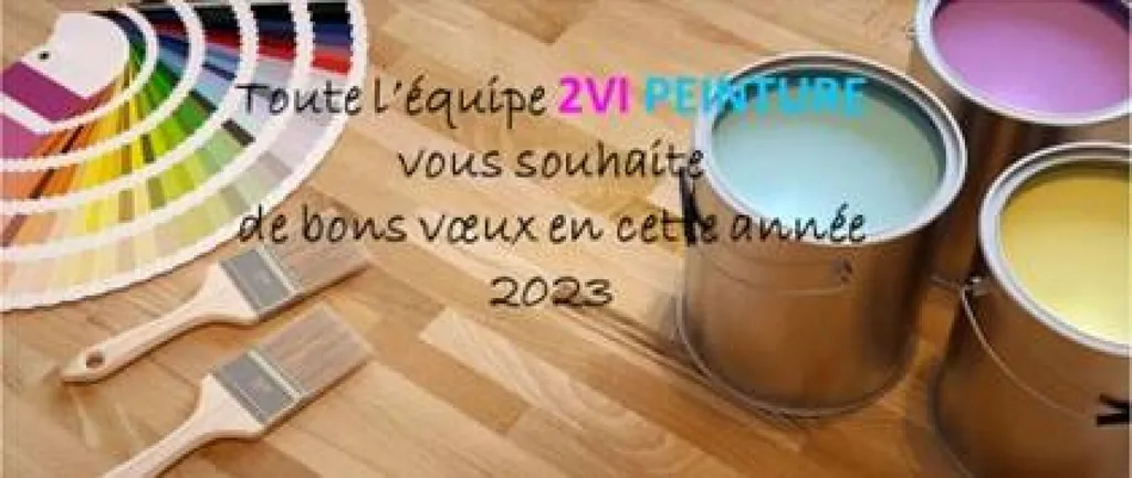 Toute l’équipe de 2VI PEINTURE vous présente ses meilleurs vœux pour cette année 2023.