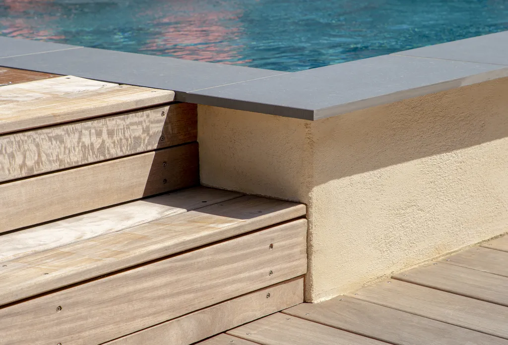 Construction de piscine et aménagement paysager à Genay