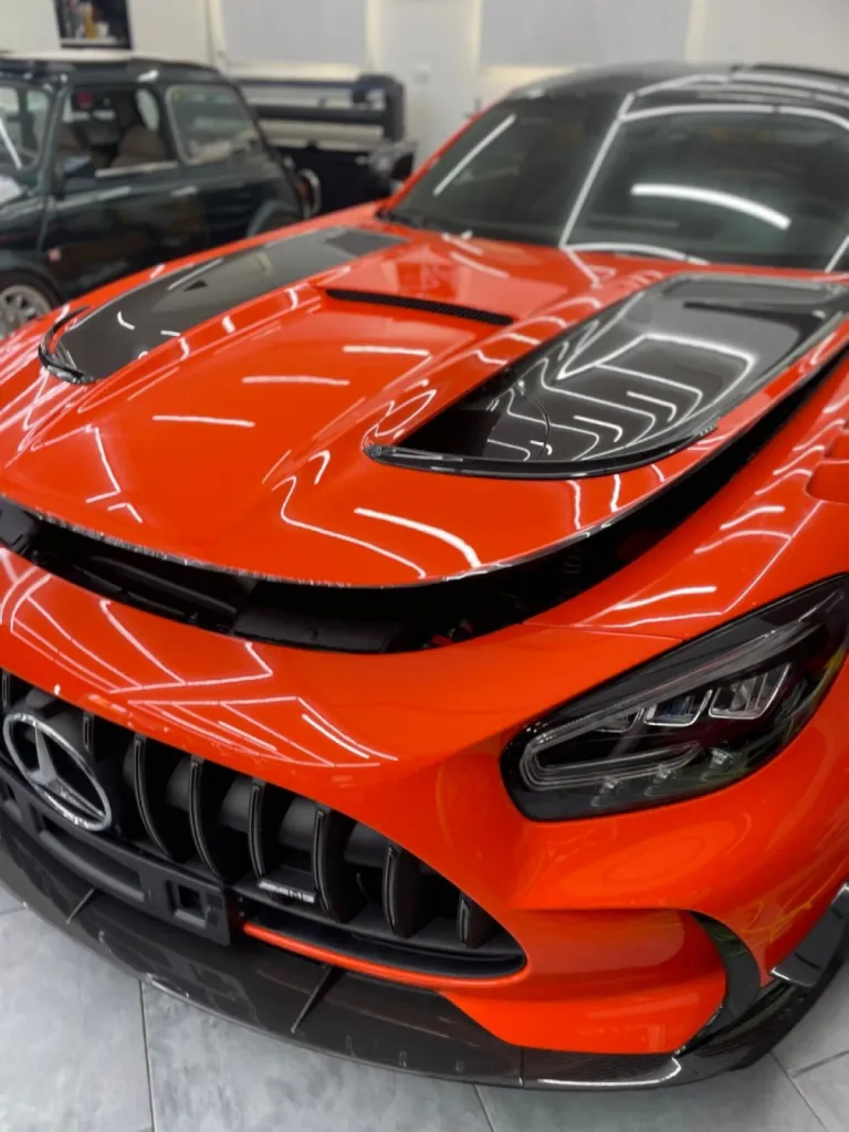 Pose de film de protection PPF XPEL - Cannes et Antibes 06 - AMG
GT BLACK SERIES