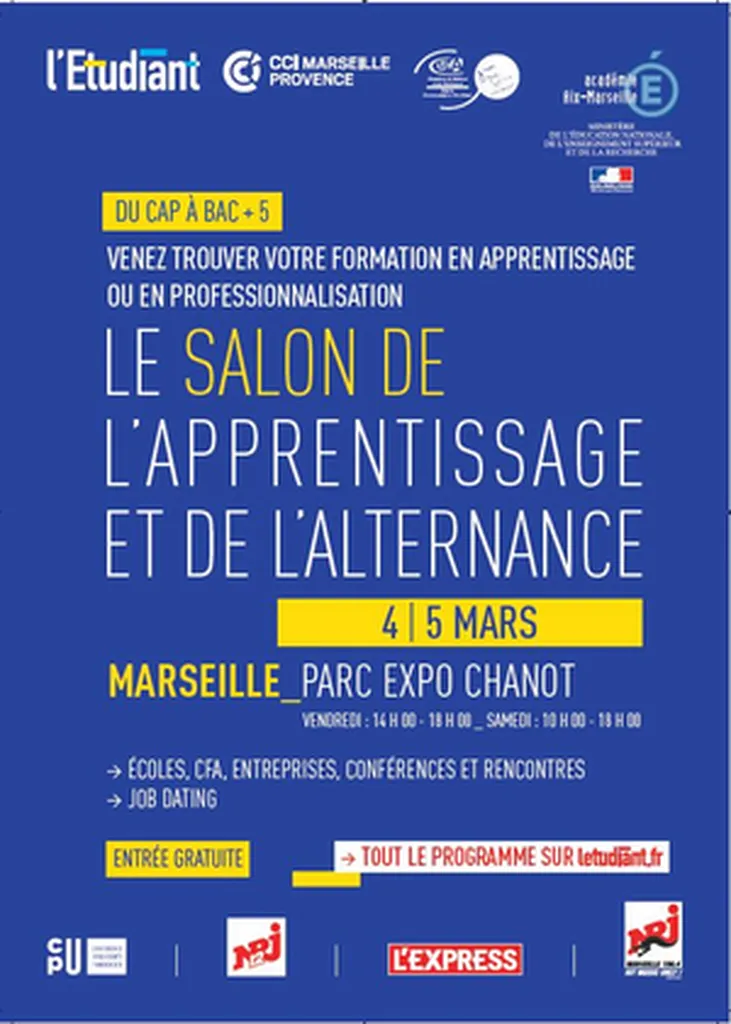 Salon de l'apprentissage et de l'alternance de l'Etudiant - Marseille