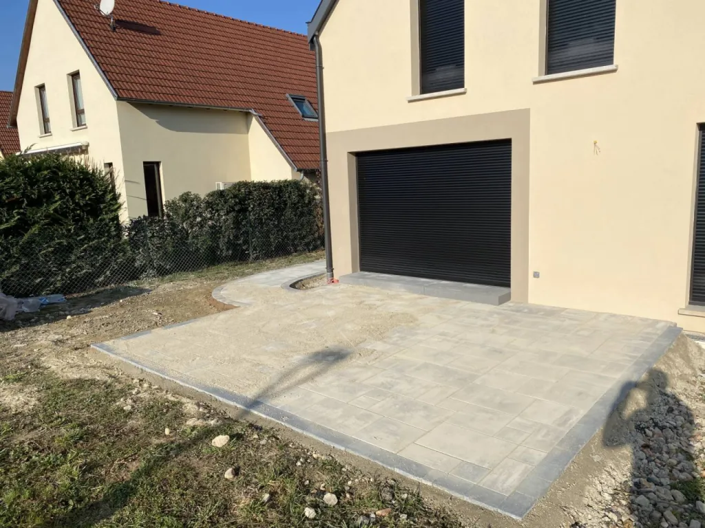 Terrasse extérieur à Niedernai 