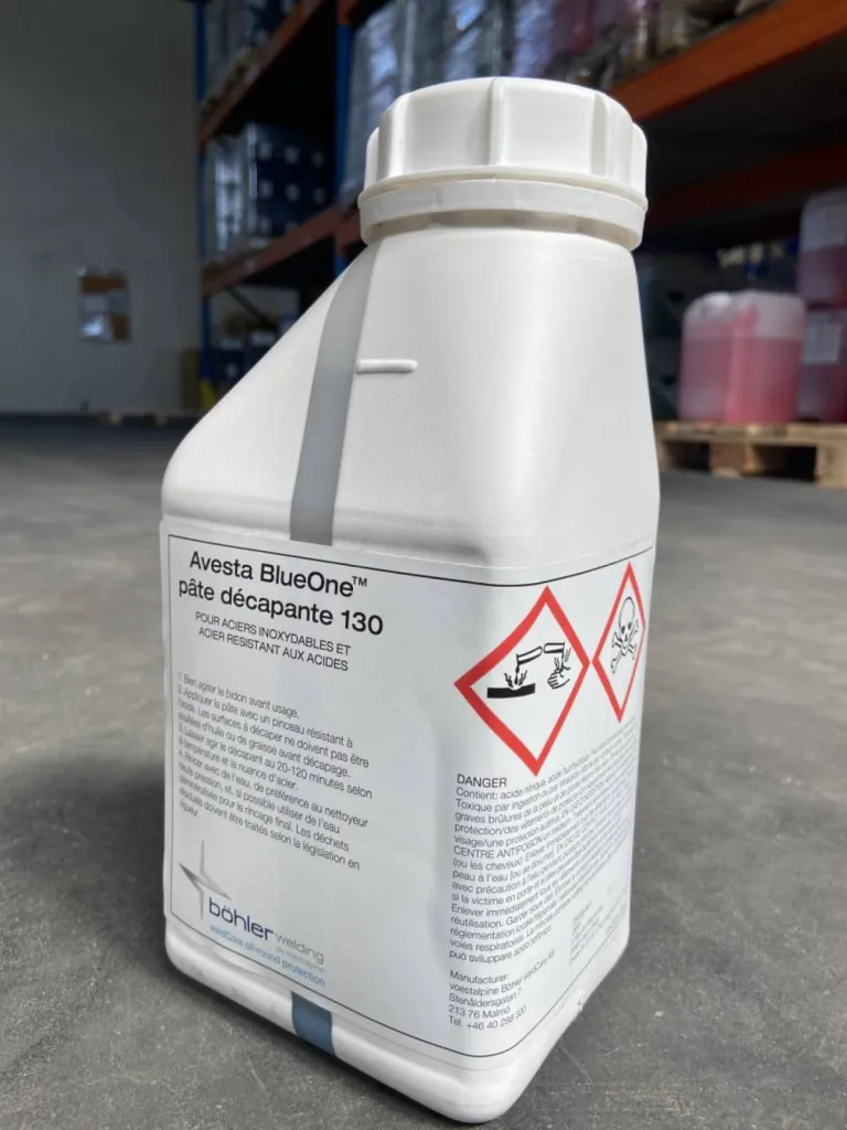 AVESTA 130 - Produit pâte décapante pour application sur acier inox - Hérault (34)