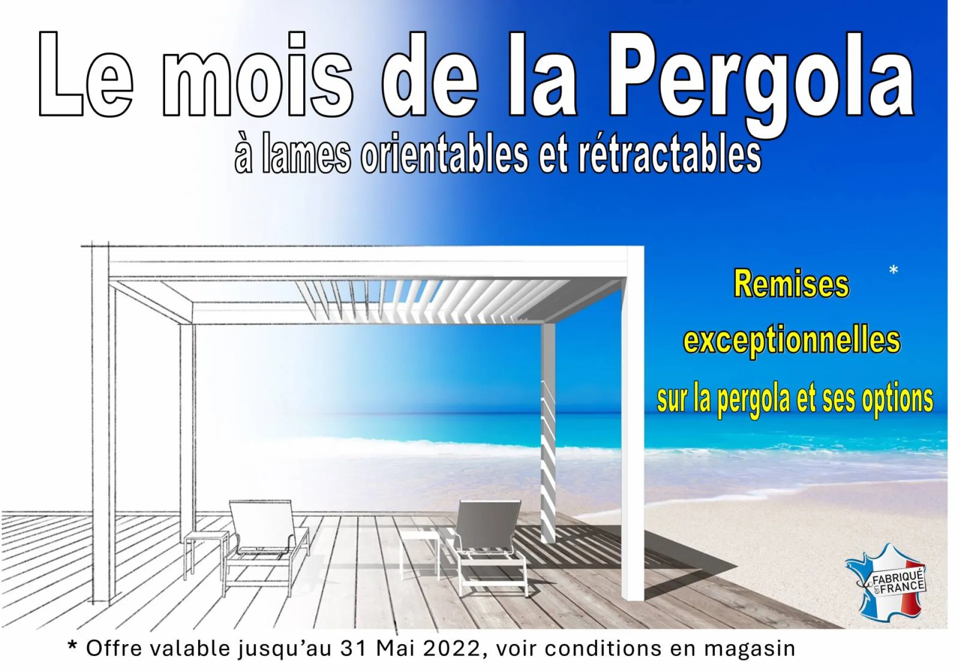 LE MOIS DE LA PERGOLA BIOCLIMATIQUE