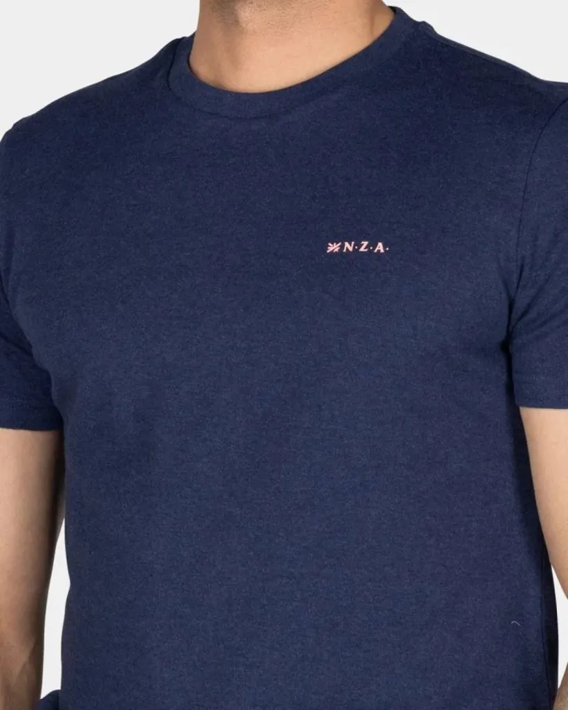 T-shirt uni en coton biologique navy NZA chez Urban Chic à Dieppe 76