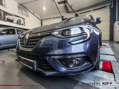 Reprogrammation moteur Conversion bio éthanol E85 RENAULT Megane 1.2 Tce 130 PS | ADP Performance Lançon de Provence