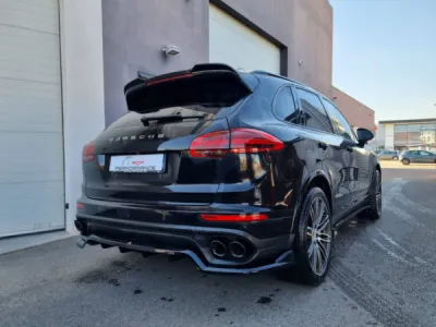 Installation et Fourniture de Bas de Caisse, Diffuseur et Lame Avant Maxton Design sur un Porsche Cayenne S 3.0L V6 - ADP-Performance Vaucluse