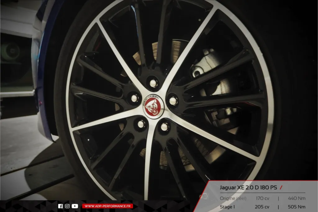 Reprogrammation moteur Marseille - Jaguar XE 2.0 D 180cv - ADP Performance