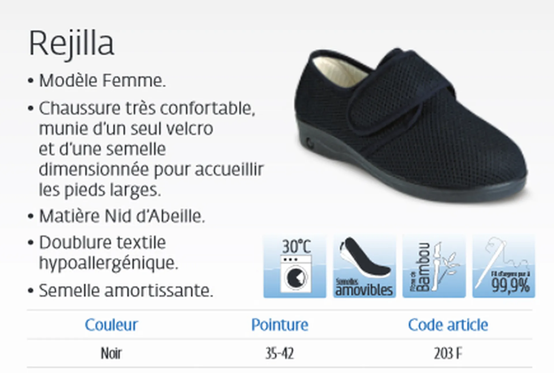 chaussure chut rejilla