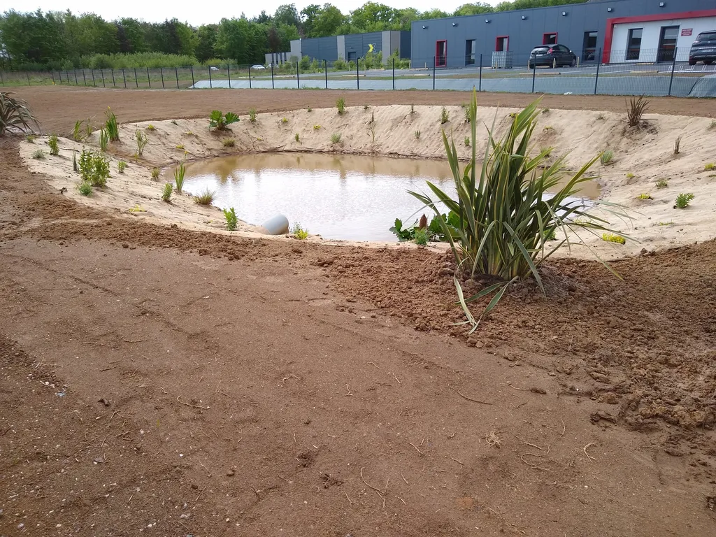 Aménagement d’extérieur au Parc Éco Normandie à Saint-Romain-de-Colbosc