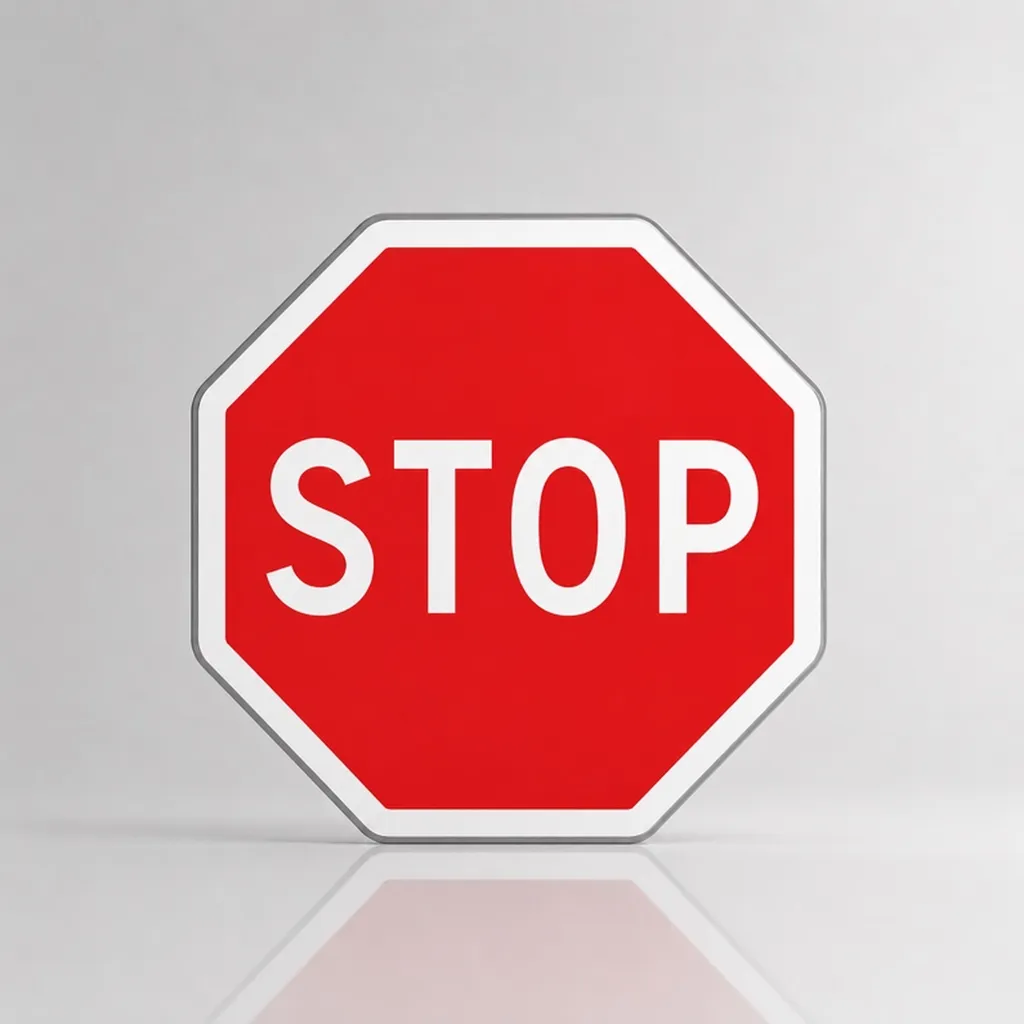 Panneau STOP AB4 – Arrêt Obligatoire pour une Sécurité Maximale aux Intersections