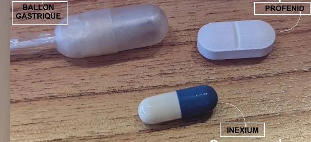 taille capsule ballon gastrique