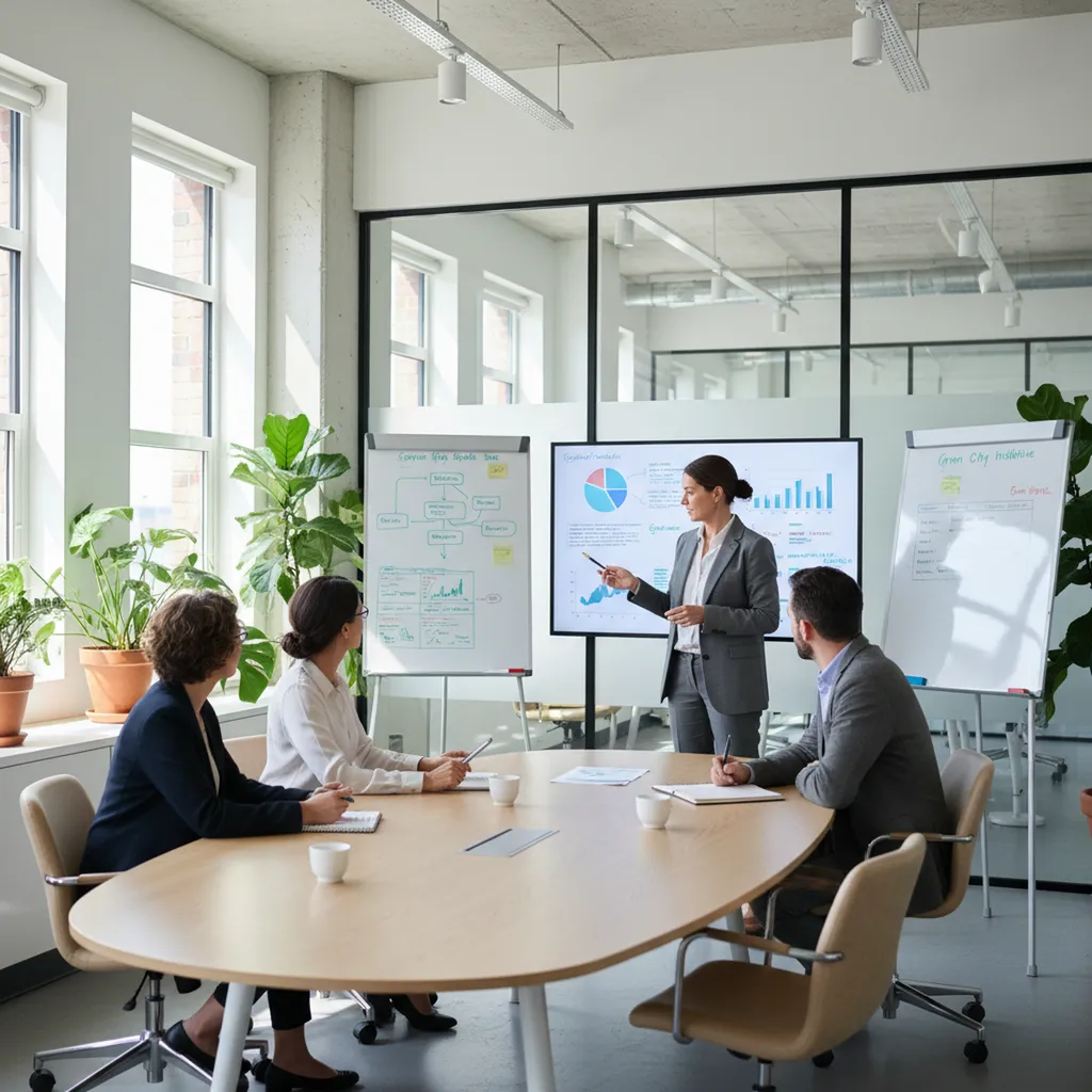 chef de projet en réunion animation d equipe 