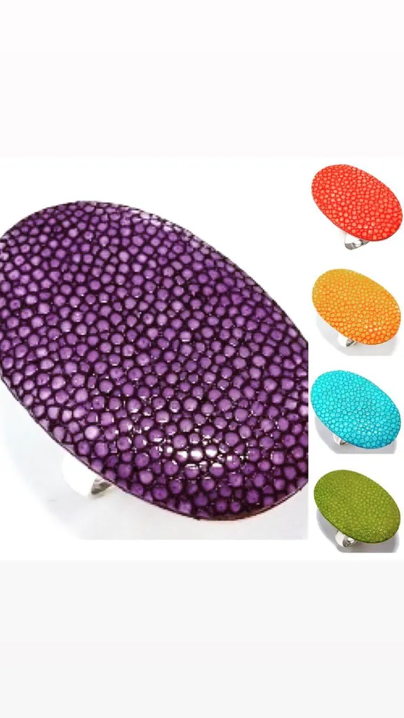 Collection bijoux en galuchat fait main Or Ligne Audenge  Bassin d'Arcachon