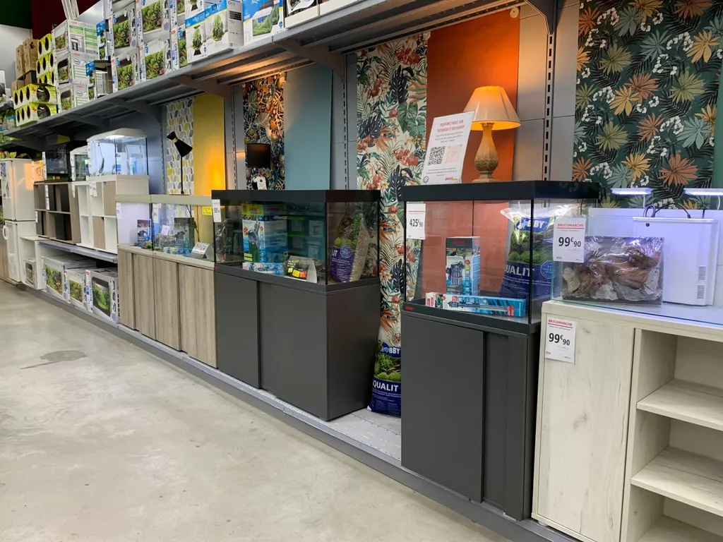 Vente d'aquariums et de produits d'entretien