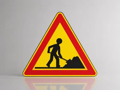 Panneau de Chantier AK5 Travaux – Sécurisez les Zones d'Intervention