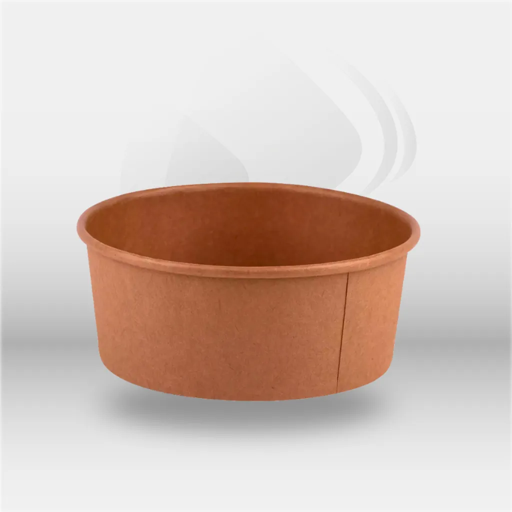 Saladiers en carton kraft 1000 ml Garcia de Pou pour restauration professionnelle, idéals pour salades, poké bowls, plats chauds ou froids et vente à emporter, assurant une solution pratique, écologique et résistante pour le transport alimentaire – dispon