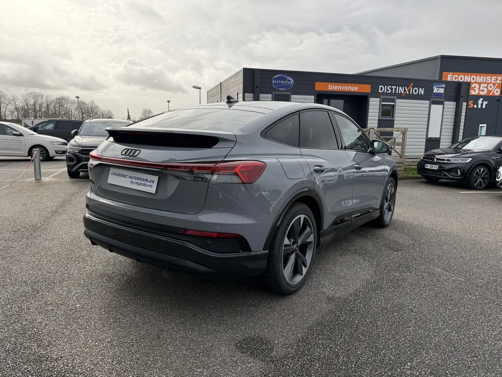 Audi Q4 Sportback e-tron d'occasion S line à vendre chez votre concessionnaire Caudebec Automobiles proche du Havre