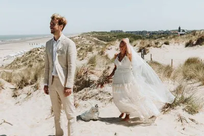 mariage à la plage anglet