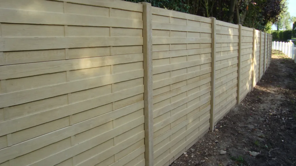 Mur en plaques impression bois à Lisieux 14