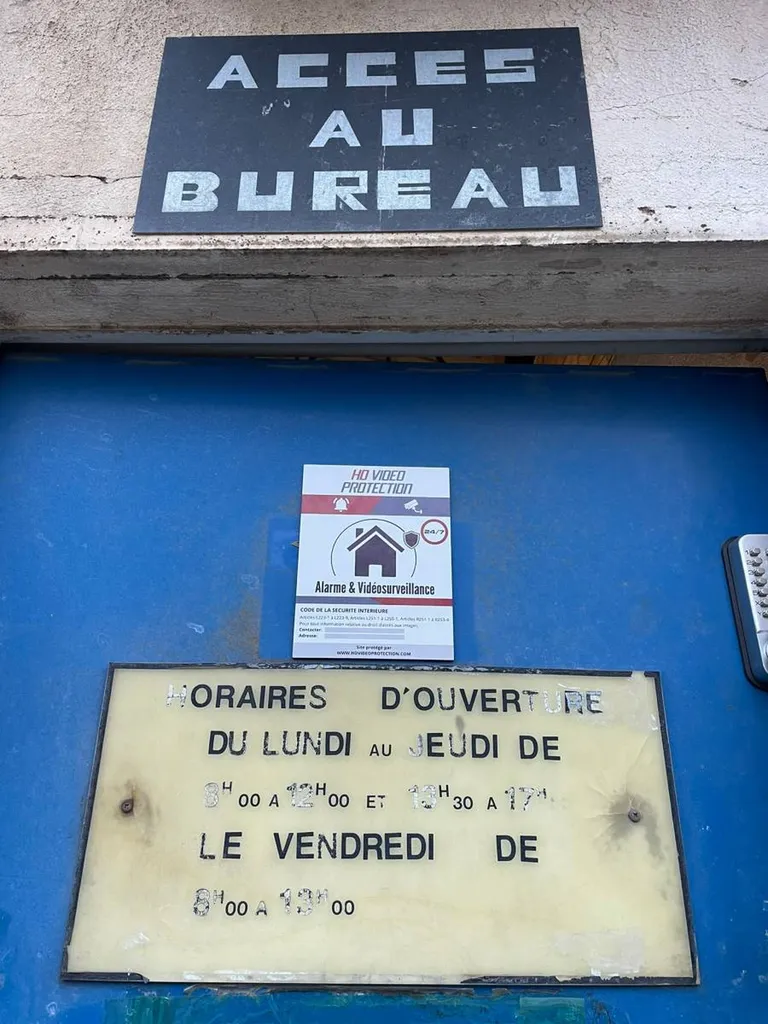 Panneau vidéosurveillance Six-Fours