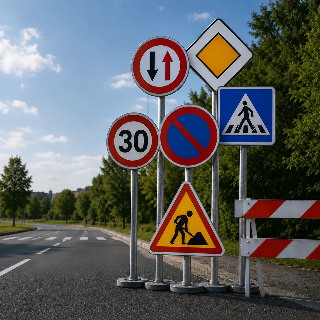 Vente de panneaux de signalisation routière certifiés NF et CE à Marseille, Aix-en-Provence et sur toute la France