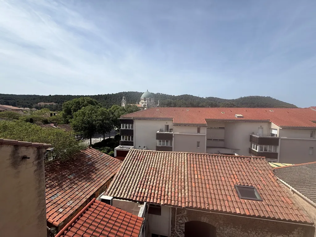 Vue dégagée sur le village 
