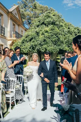 French destination wedding for chuppah ceremony