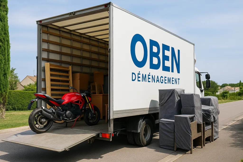 Déménagement de gendarme de Yvetot vers la base militaire de Toulon : 30 m³ transportés sur 950 km par OBEN Déménagement