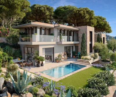 Vente villa en VEFA Cassis  avec piscine et garage bénéficiant d'une vue vignes & Cap Canaille