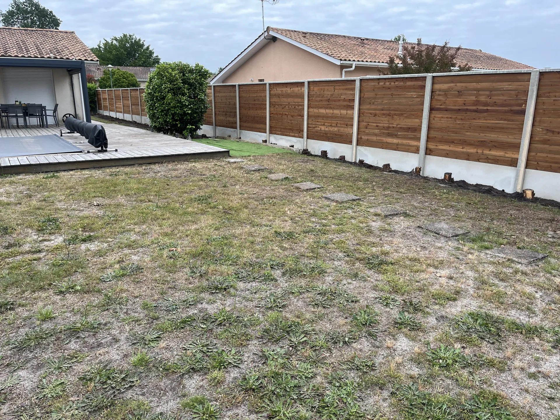 Pose d'une clôture hauteur 2 mètres à Marcheprime en Gironde