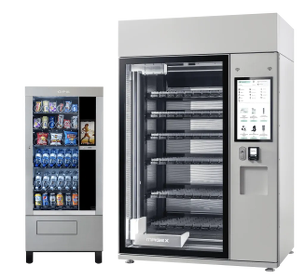 Vente de distributeur automatique de snacks et boissons fraîches avec système de paiement sans contact en France
