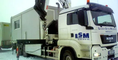 Livraison d'un module sur Monteux