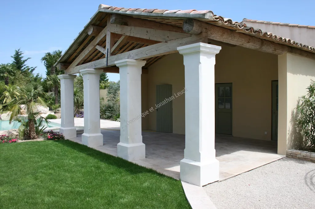 Piliers de soutènements en pierre