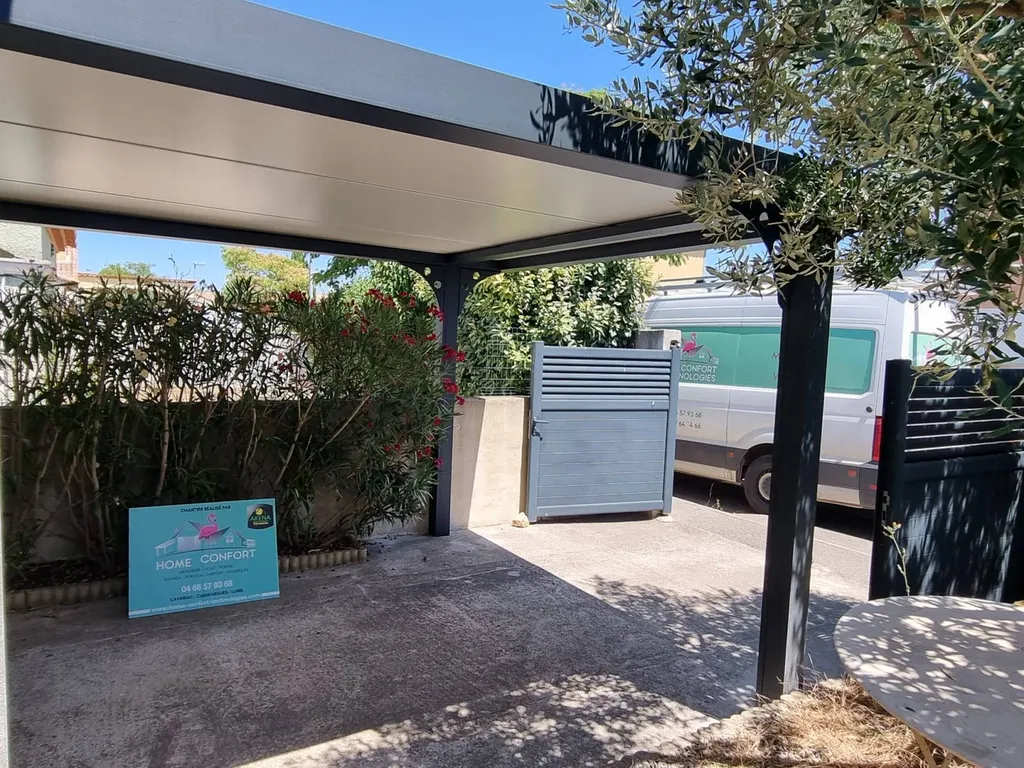 Installation d'un carport sur mesure près de Montpellier dans la commune de Teyran