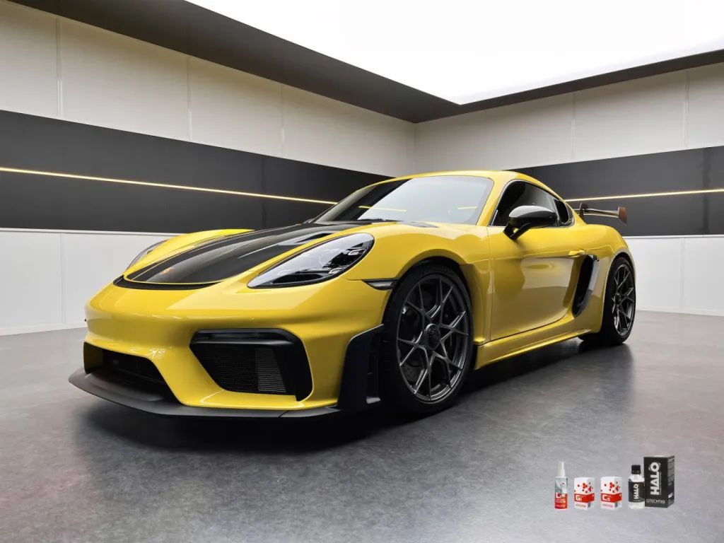 PORSCHE GT4RS YELLOW RACING - PPF XPEL INTEGRAL - BRUXELLES