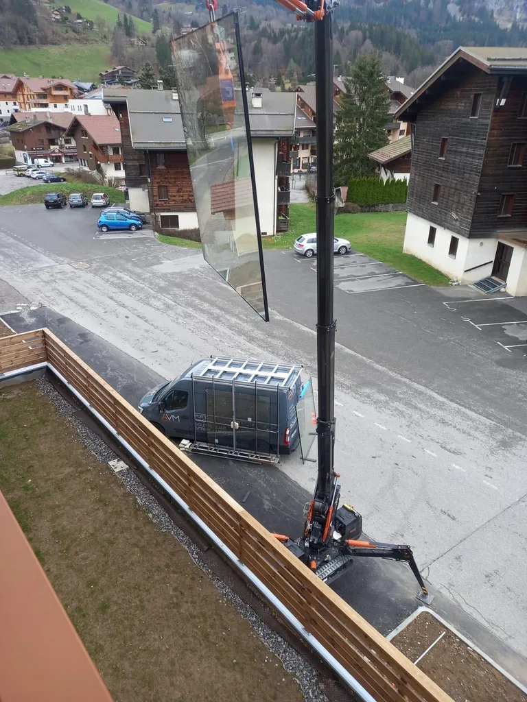 remplacement d’un vitrage dans une copropriété au grand bornant en Savoie