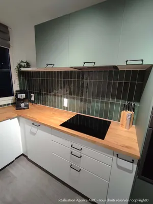 cuisine sur mesure par architecte d'intérieur sur Éguilles