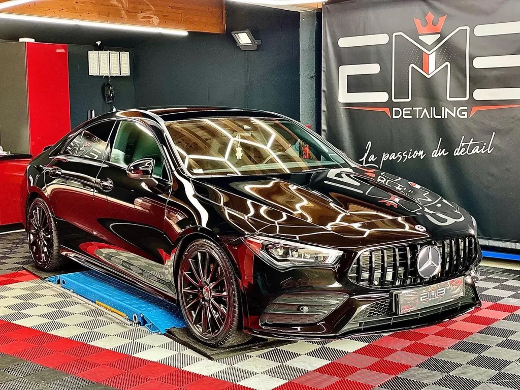 Protection carrosserie traitement céramique et PPF Mercedes cla au sud de Lyon 