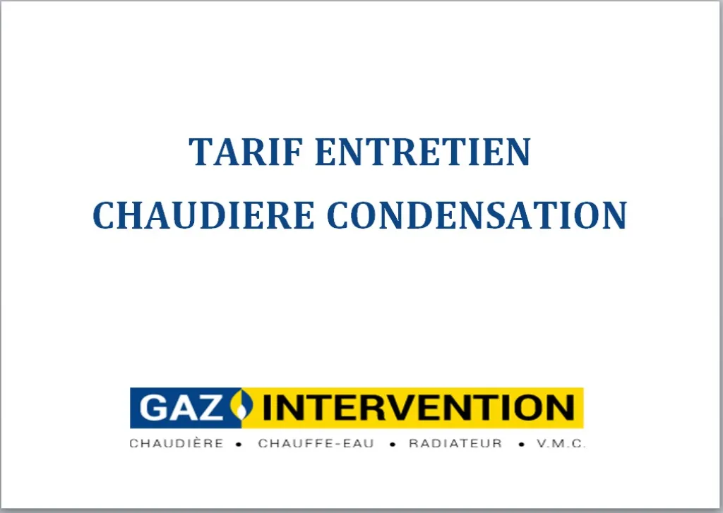Tarifs entretien chaudière aix