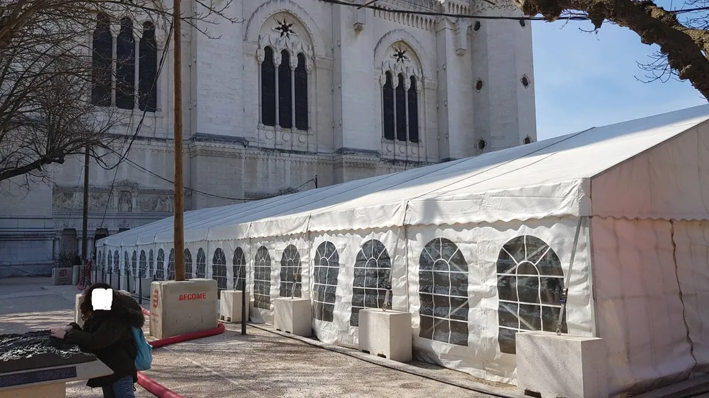 Présentation des futurs travaux de l'esplanade de Fourvière.