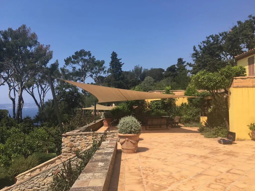 Toile sur mesure pour Jardin Saint-Jean-Cap-Ferrat 