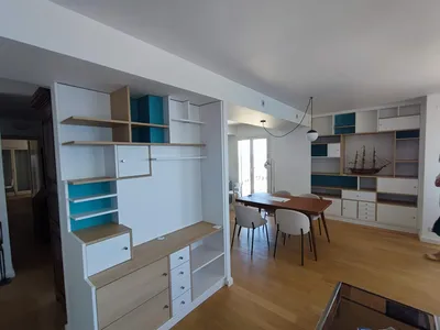 Rénovation d’un appartement en dernier étage à Endoume Marseille 13007 avec meuble sur mesure