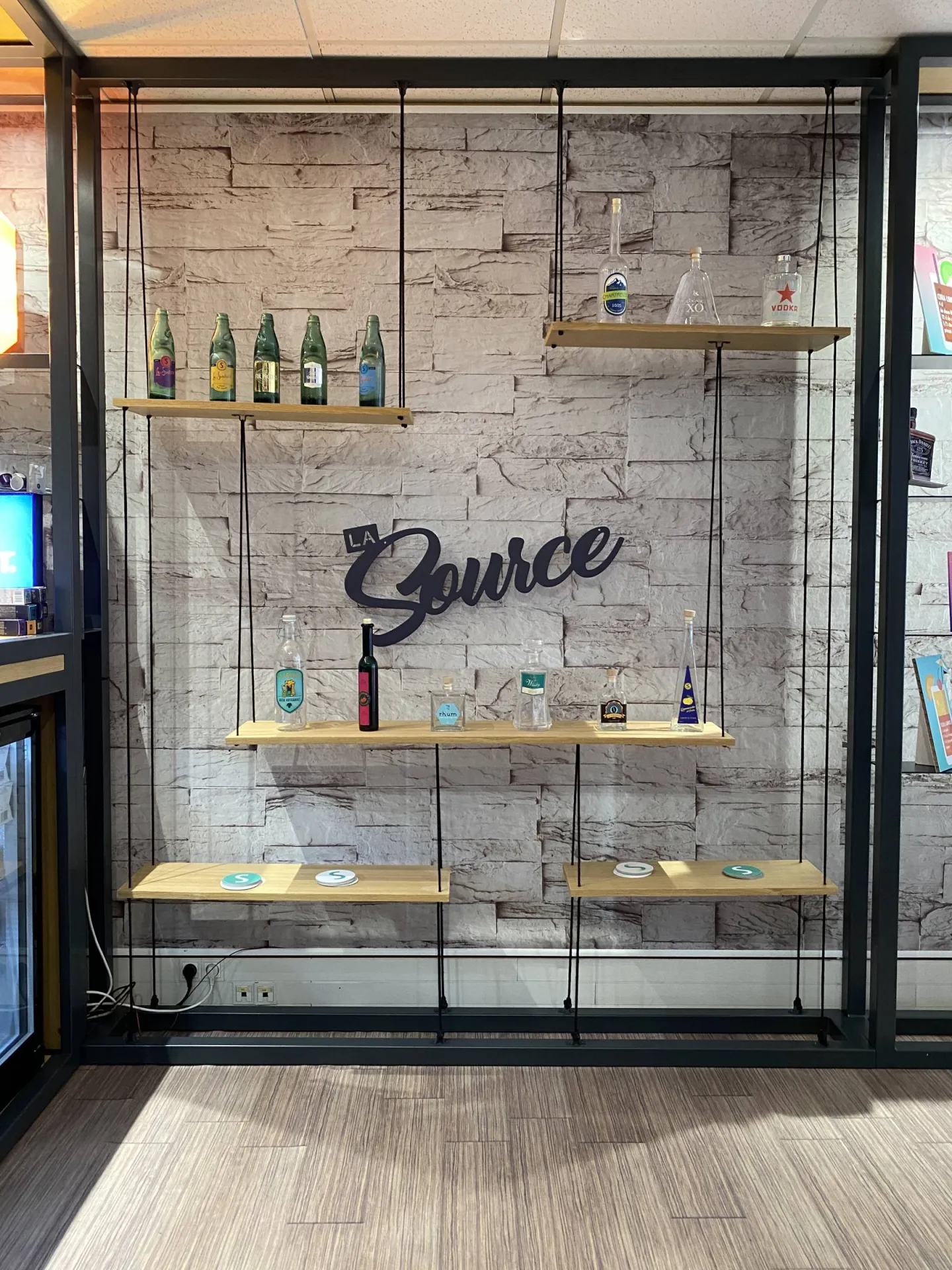 Impression bâche decorative faux mur brique Villeurbanne