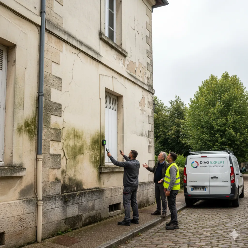 Qui contacter à Mérignac pour un diagnostic complet d’humidité sur murs et façade avant rénovation