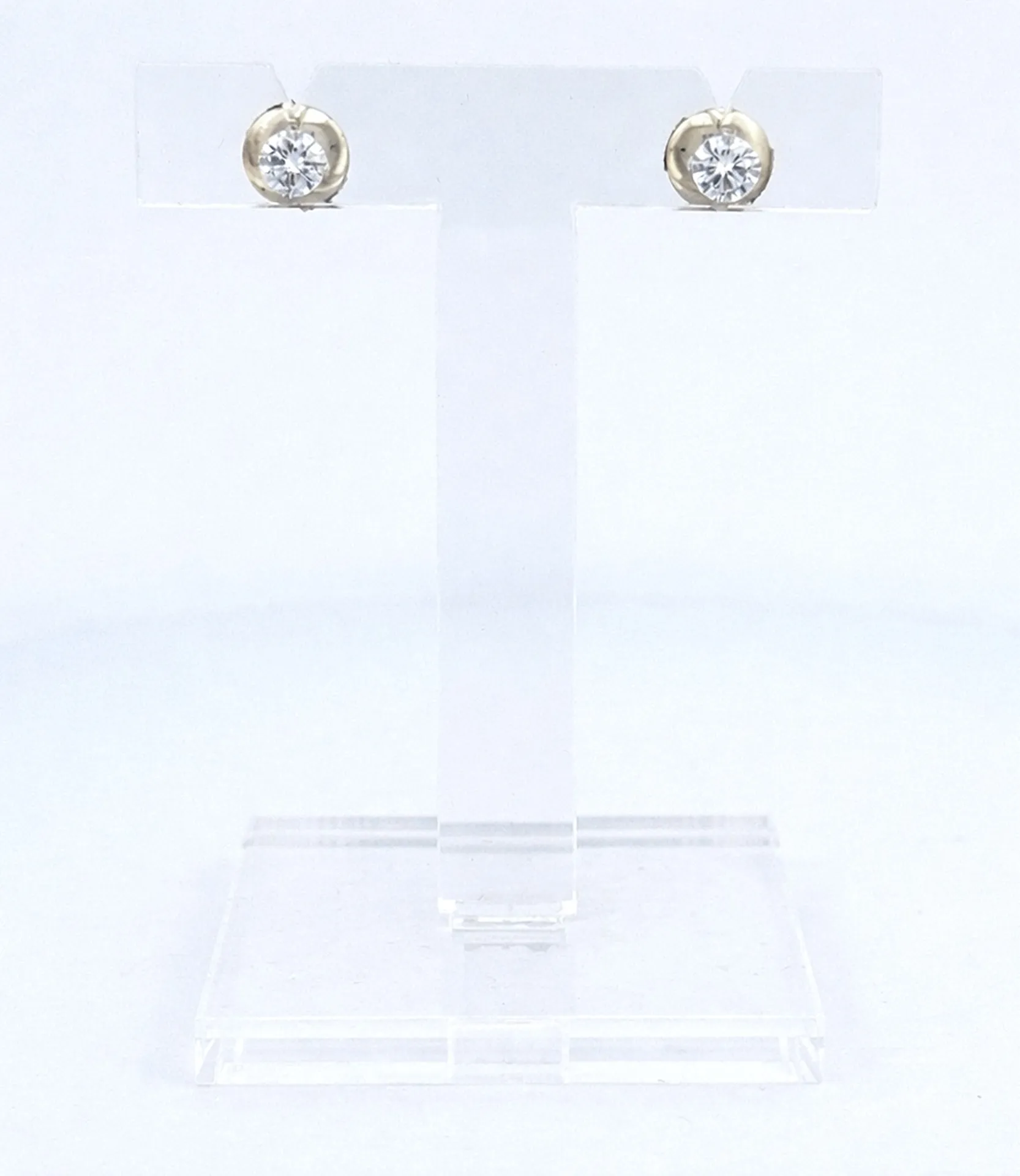 Puces diamants GVS1 0,60 carat or blanc 750 dépôt-vente La Teste-de-Buch Bassin d’Arcachon