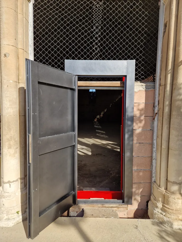 Protection à Marseille 9e du site de la Serre de la Jarre avec vidéosurveillance et porte anti-squat