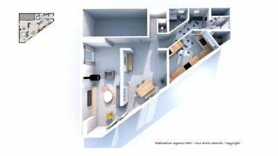plan aménagement d'architecte intérieur Bouc-Bel-Air